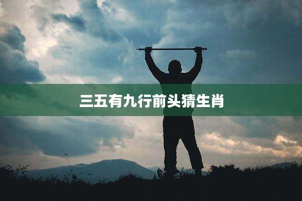 三五有九行前头猜生肖