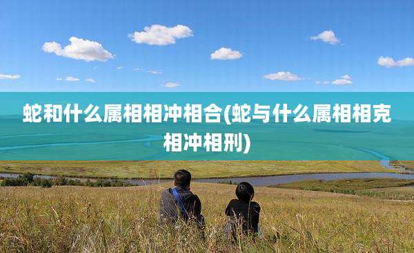 蛇和什么属相相冲相合(蛇与什么属相相克相冲相刑)