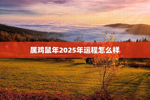 属鸡鼠年2025年运程怎么样