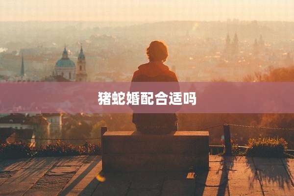 猪蛇婚配合适吗