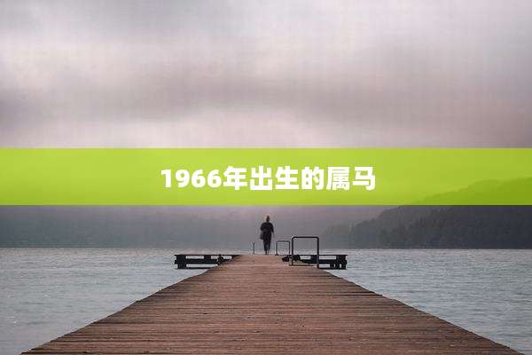 1966年出生的属马