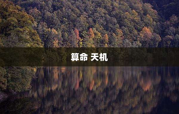 算命 天机