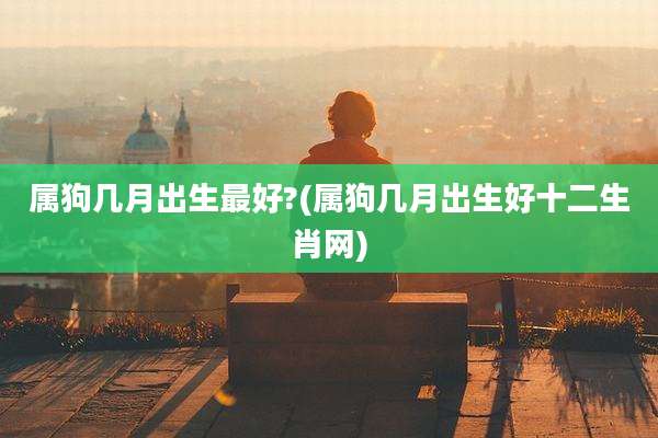 属狗几月出生最好?(属狗几月出生好十二生肖网)