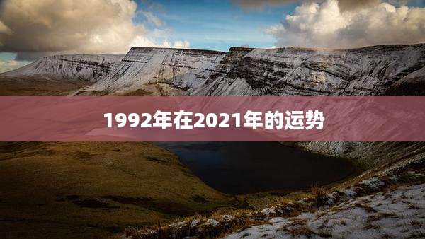 1992年在2021年的运势