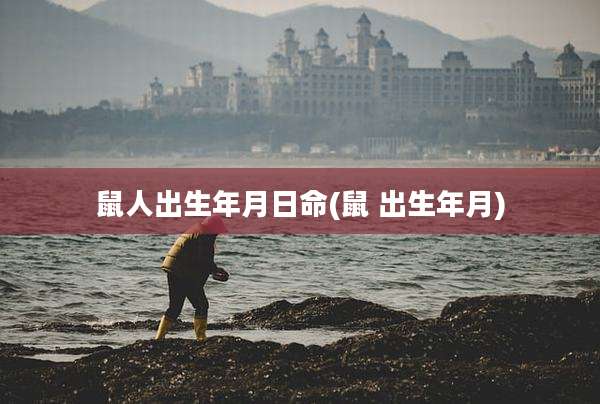 鼠人出生年月日命(鼠 出生年月)