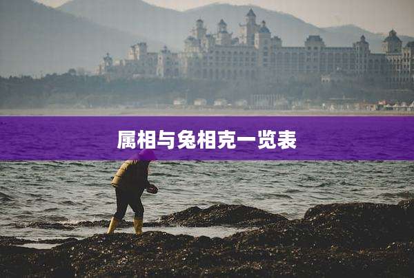 属相与兔相克一览表
