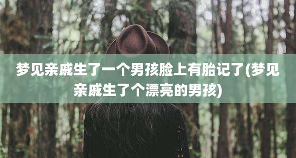 梦见亲戚生了一个男孩脸上有胎记了(梦见亲戚生了个漂亮的男孩)