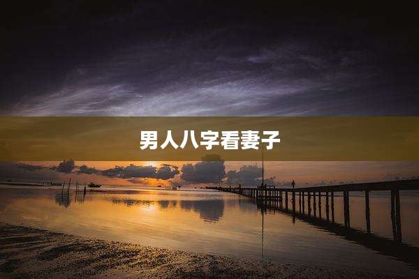 男人八字看妻子