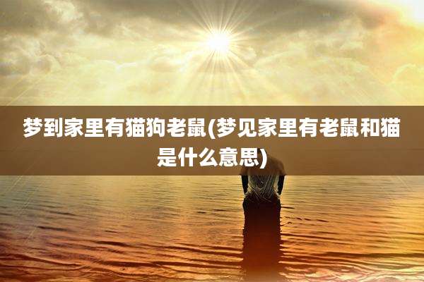 梦到家里有猫狗老鼠(梦见家里有老鼠和猫是什么意思)
