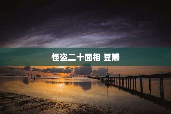 怪盗二十面相 豆瓣