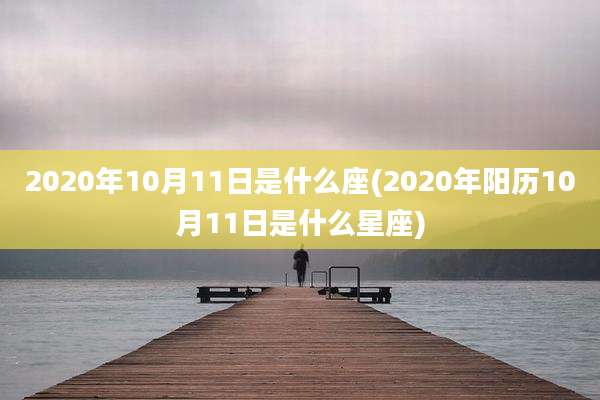 2020年10月11日是什么座(2020年阳历10月11日是什么星座)