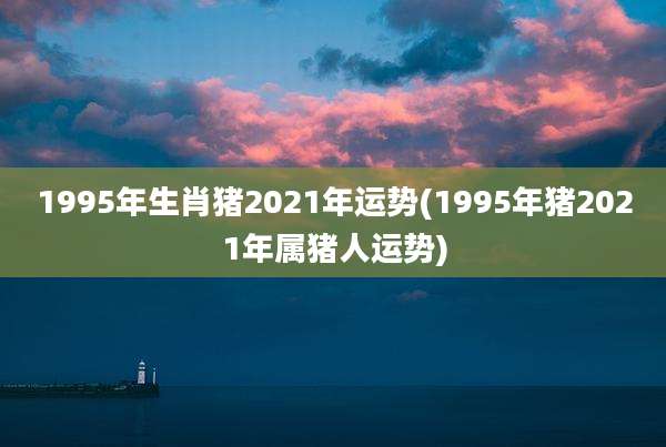 1995年生肖猪2021年运势(1995年猪2021年属猪人运势)