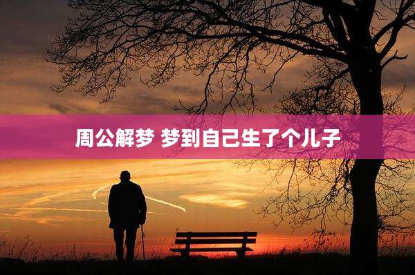 周公解梦 梦到自己生了个儿子