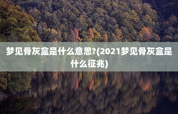 梦见骨灰盒是什么意思?(2021梦见骨灰盒是什么征兆)