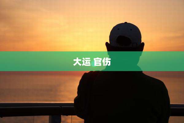大运 官伤
