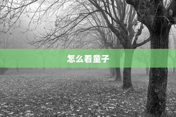 怎么看童子