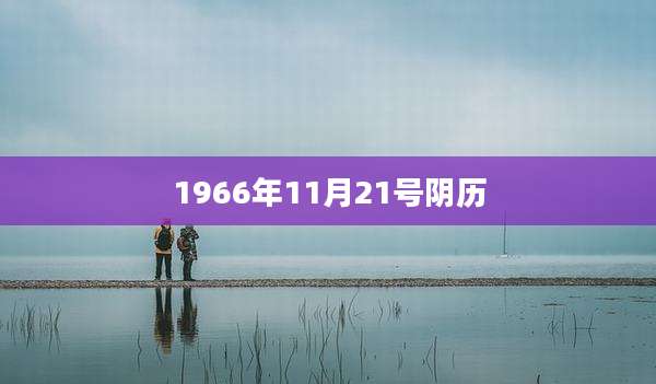1966年11月21号阴历