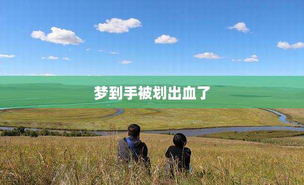 梦到手被划出血了