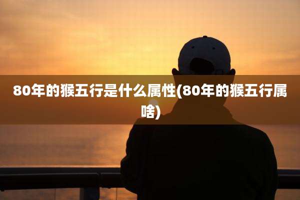 80年的猴五行是什么属性(80年的猴五行属啥)