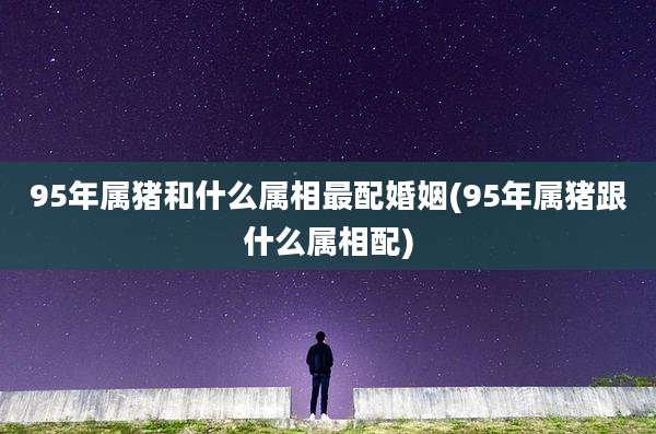 95年属猪和什么属相最配婚姻(95年属猪跟什么属相配)