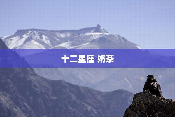 十二星座 奶茶
