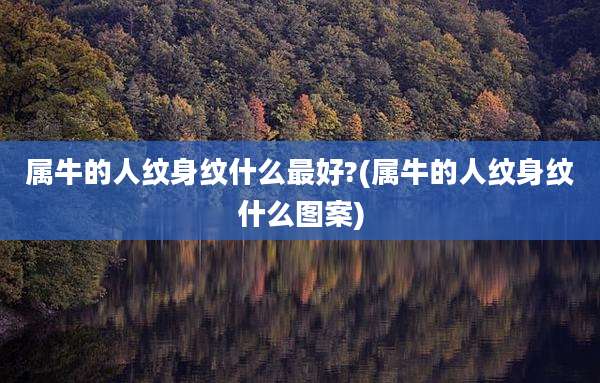 属牛的人纹身纹什么最好?(属牛的人纹身纹什么图案)