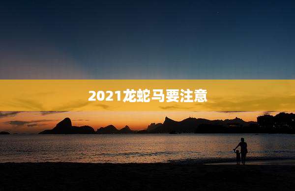 2021龙蛇马要注意