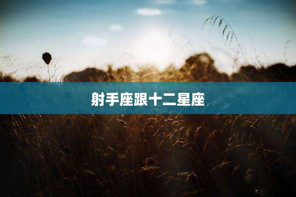 射手座跟十二星座