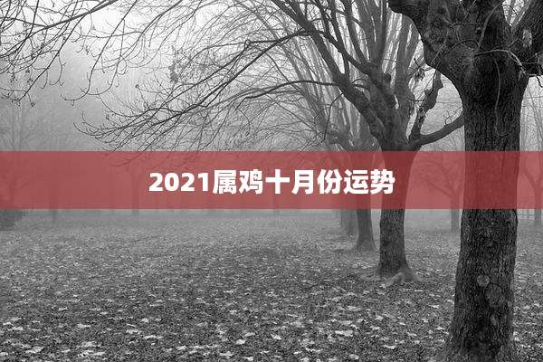 2021属鸡十月份运势