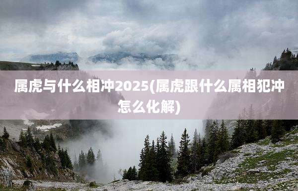 属虎与什么相冲2025(属虎跟什么属相犯冲怎么化解)