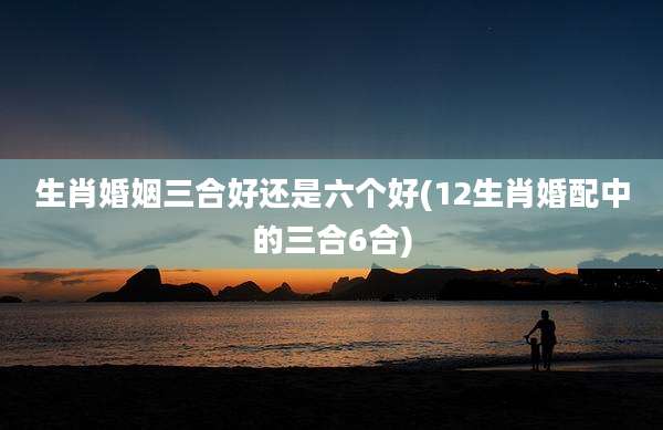 生肖婚姻三合好还是六个好(12生肖婚配中的三合6合)