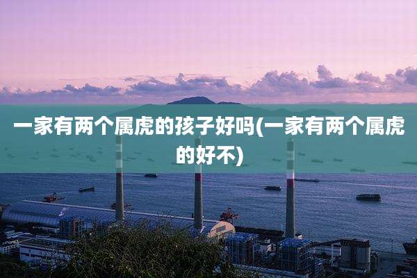 一家有两个属虎的孩子好吗(一家有两个属虎的好不)