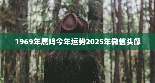 1969年属鸡今年运势2025年微信头像