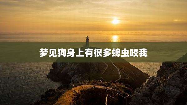 梦见狗身上有很多蜱虫咬我