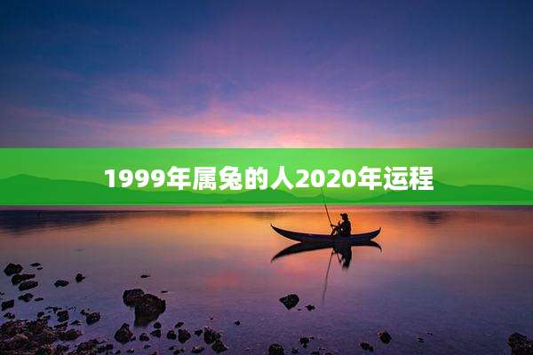 1999年属兔的人2020年运程