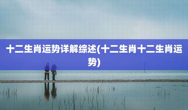 十二生肖运势详解综述(十二生肖十二生肖运势)