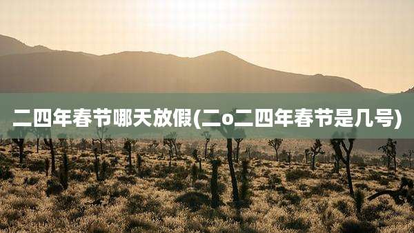 二四年春节哪天放假(二o二四年春节是几号)