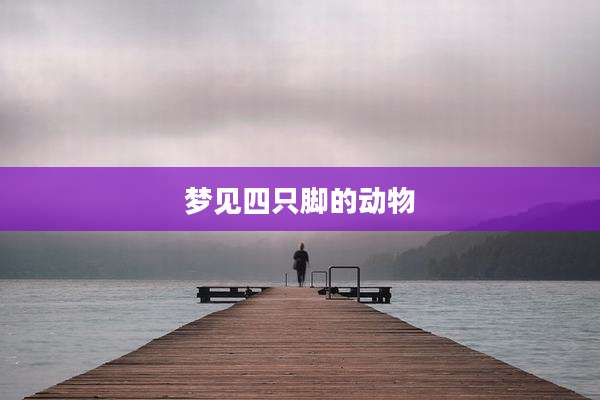 梦见四只脚的动物