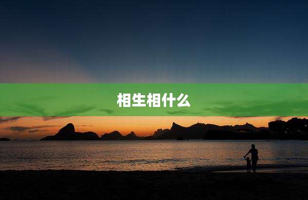 相生相什么