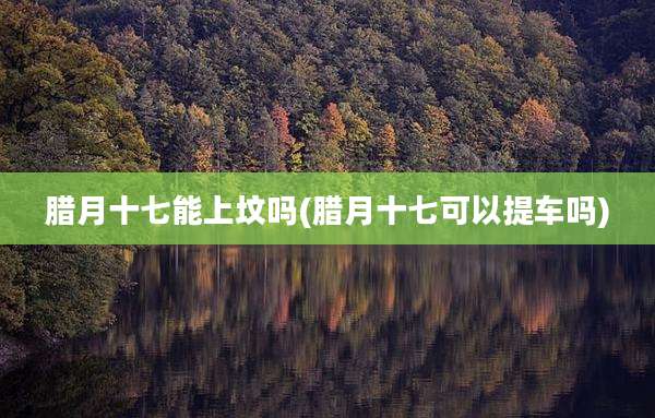 腊月十七能上坟吗(腊月十七可以提车吗)