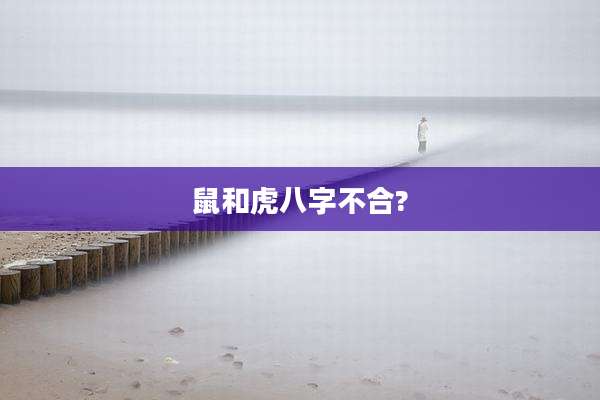 鼠和虎八字不合?