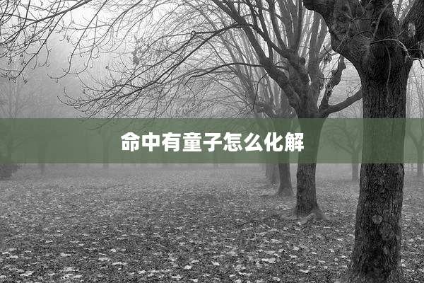 命中有童子怎么化解