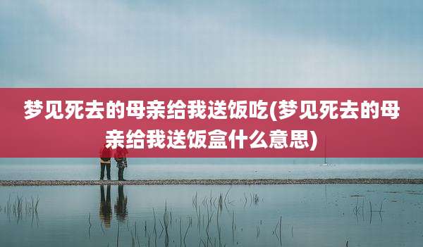 梦见死去的母亲给我送饭吃(梦见死去的母亲给我送饭盒什么意思)