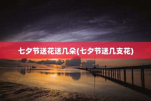 七夕节送花送几朵(七夕节送几支花)