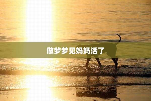 做梦梦见妈妈活了