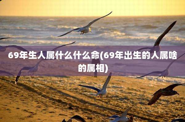 69年生人属什么什么命(69年出生的人属啥的属相)