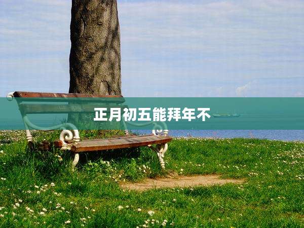 正月初五能拜年不