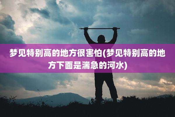 梦见特别高的地方很害怕(梦见特别高的地方下面是湍急的河水)