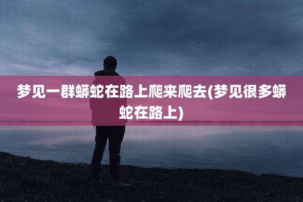 梦见一群蟒蛇在路上爬来爬去(梦见很多蟒蛇在路上)