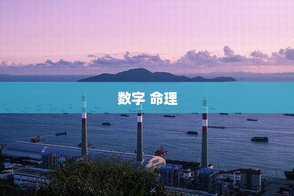 数字 命理